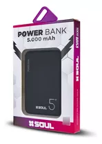 Power Bank Soul 5.000 Mah Dual Usb Negro Soul