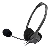 Headset Office Slim Fone De Ouvido Preto Com Microfone Cor Da Luz Não Se Aplica