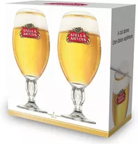 Vasos Stella Artois, 330 Mililitros, Vidrio, 20 Cm, 2 P...