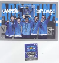  2017 Argentina Campeón Copa Davis. Hb Y Sello. Mnh