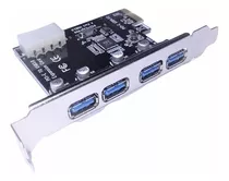 Tarjeta Pci Express Molex Pci-e A 4 Puertos Usb 3.0