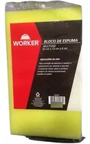 Bloco De Espuma Multiuso - Worker Caixa Com 24pc