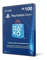 Cartão Psn Playstation Br Brasil R$100 Reais Plus Brasileiro