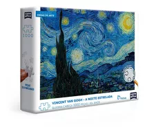 Quebra Cabeça Vincent Van Gogh A Noite Estrelada 1000 Peças