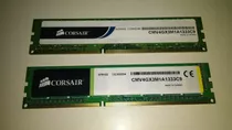 Memória Ram Value Select Color Verde  4gb 1 Corsair Cmv4gx3m