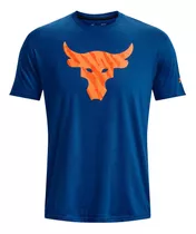 Camiseta Hombre Ua Pjt Rock Brahma B Azul