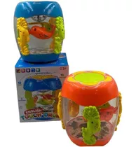 Brinquedo Infantil Aquário Musical E Luz Drum