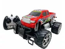 Jipe Monster Truck Controle Remoto Vermelho 25 Cm