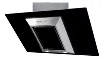 Campana Ch Guiza 90 Cm Acero Inox Cristal Vertical Negro