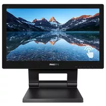 Monitor Touch Screen Philips 15.6 Led Capacitiva Vesa Cor Preto 110v/220v