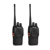 Kit X 2 Handy Baofeng Manos Libres Walkie Talkie Par Vox 