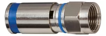 Conectores De Compressão Klein Tools Standard F Rg6 - 10 Peças - Cor Cinza