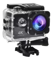Câmera Go Cam Ultra Pro Full Hd 4k Sport Ação A Prova D'água Cor Preto