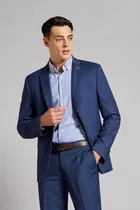 Traje Devré Ss100 Fantasía Slim Fit Azul Hombre 03d000114060