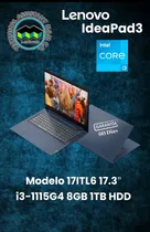 Laptop Lenovo Ideapad3 17itl6