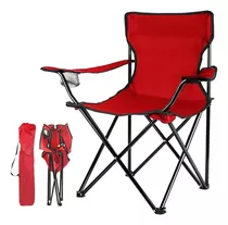 Silla Plegable Con Posabrazos Para Camping O Playa + Funda