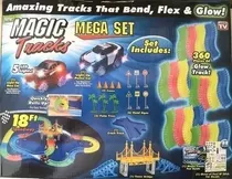 Magic Tracks Pista De Carros Mega Set 360 Piezas Para Niños 