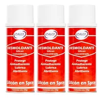 Desmoldante Silicon Concentrado En Spray 400 Ml 3 Piezas