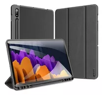 Capa Case Dux Domo Series Anti Impacto Galaxy Tab S8 - S Pen Cor Preto