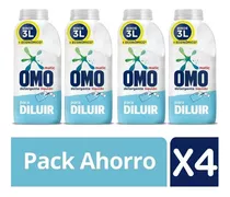 Detergente Liquido Para Diluir Omo 500ml Rinde 3lts Pack X4