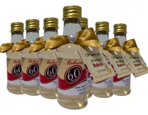 16 Mini Garrafinhas 50ml De Pinga Ou Vinho Personalizadas 