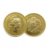 Moneda Argentino De Oro De 22kts - 5 Pesos