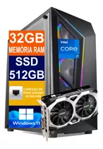 Pc Gamer Cpu I7 6700, Ssd 512gb M2, 32gb Ddr4 / Gtx 1650 4gb