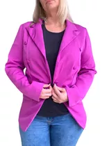 Blazer Feminino Comprido Longo Alfaiataria Social Alongado