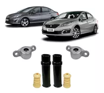 Par Kit Coxim Batente Coifa Amortecedor Suspensão Traseira Peugeot 408 - 2010 11 12 13 14 Original Envio Imediato