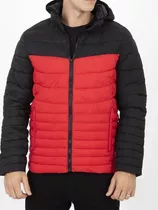 Campera Inflable Hombre Capucha Desmontable Urbana-moda