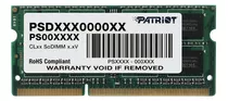 Memoria Ram Signature 4gb 1 Patriot Psd34g1600l81s