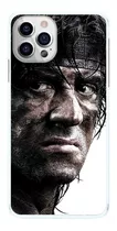 Capa De Celular Rambo Preto E Branco Sylvester Stallone