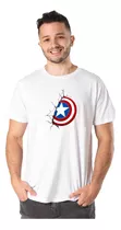 Remeras Hombre Capitán América Marvel |de Hoy No Pasa| 7