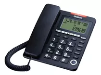 Telefono Fijo Uniden 7408 Numeros Grandes Manos Libres Negro