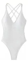 Bikini Malla Completa Blanco Traje De Baño