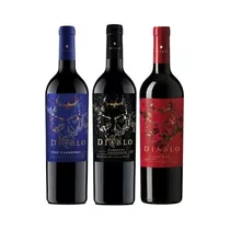 3 Vinos Diablo: Dark Red,diablo Deep,diablo Black