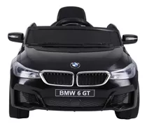 Carro A Bateria Para Crianças Bel Bmw 6 Gt Brink  Cor Preto 