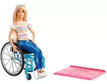 Barbie Fashionista Silla De Ruedas Muñeca Para Niñas