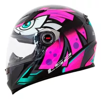 Capacete Ls2 Ff358 Tribal Fucsia Pink Rosa Feminino Tamanho Do Capacete 54