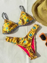 Bikini Valery Tiger Yellow