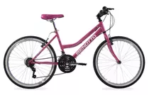 Mountain Bike Femenina Benotto Montaña Florida R24 21v Freno V-brakes Color Rosa