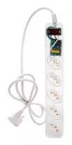 Protetor Eletronico 5 Tomadas + Fitro De Linha - Protege Eletrônicos De Raios E Apagões Na Rede Elétrica - Clamper