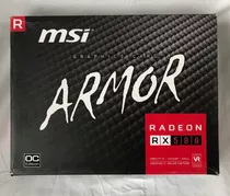 Placa De Vídeo Amd Msi  Armor Radeon Rx 580 8g Oc Gddr5