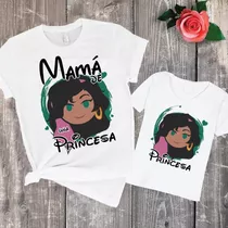 Combo Remera Madre E Hija Gitana Esmeralda Disney Mujer Nena