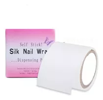 1 Rollo Fibra De Vidrio Adhesiva Uñas Silk Nail Wrap Gel Uv 