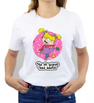 Polera Estampada Dama 100%algodón Angelica Rugrats 454