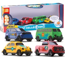 Carrinhos De Brinquedo Carro Infantil Com 4 Modelos Carrinho