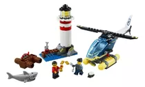 Blocos De Montar Legocity Police Lighthouse Capture 189 Peças Em Caixa