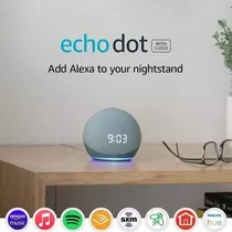 Parlante Inteligente Amazon Echo Dot 4ta G Con Reloj *itech