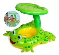 Baby Bote Sapinho Com Cobertura Boia Infantil Inflavel Intex